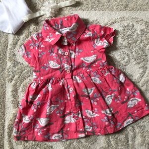 Carters Babygirl Short Sleeve Dress
